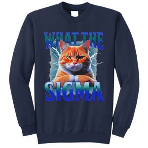 Erm What The Sigma Funny Cat Meme Weirdfor Gen Alpha Sweatshirt