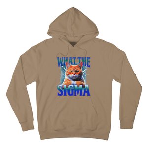 Erm What The Sigma Funny Cat Meme Weirdfor Gen Alpha Hoodie