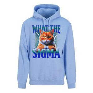 Erm What The Sigma Funny Cat Meme Weirdfor Gen Alpha Unisex Surf Hoodie