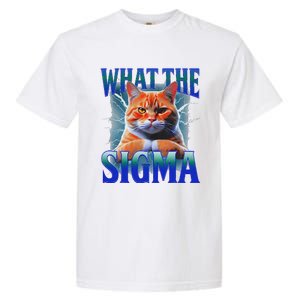 Erm What The Sigma Funny Cat Meme Weirdfor Gen Alpha Garment-Dyed Heavyweight T-Shirt