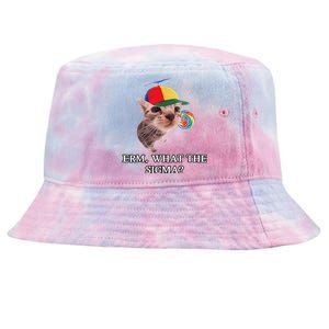 Erm What The Sigma Cat Candy Tie-Dyed Bucket Hat