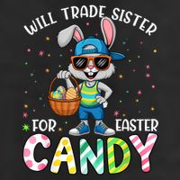 Easter Will Trade Sister For Candy  11oz C Handle Ceramic Mug