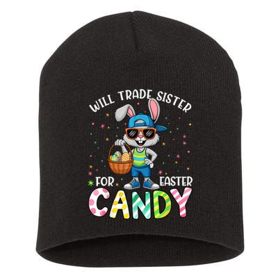 Easter Will Trade Sister For Candy  Short Acrylic Beanie