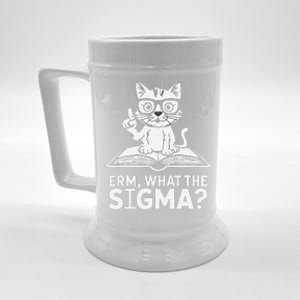 Erm What The Sigma Funny Meme Forand Beer Stein