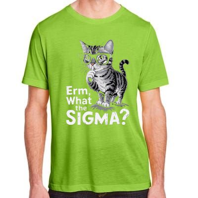 Erm What The Sigma Funny Meme Forand Adult ChromaSoft Performance T-Shirt