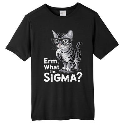 Erm What The Sigma Funny Meme Forand Tall Fusion ChromaSoft Performance T-Shirt