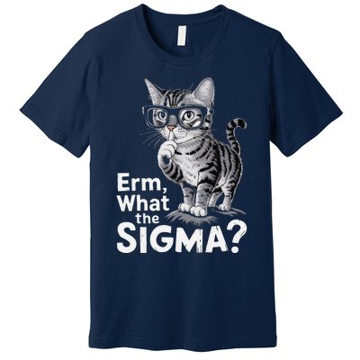 Erm What The Sigma Funny Meme Forand Premium T-Shirt