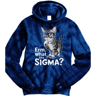 Erm What The Sigma Funny Meme Forand Tie Dye Hoodie