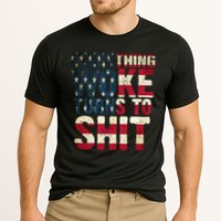 Everything Woke Turns To Shit USA Flag Performance Shirt