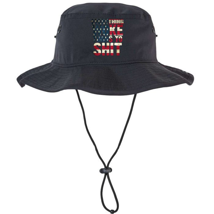 Everything Woke Turns To Shit USA Flag Legacy Cool Fit Booney Bucket Hat