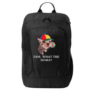 Erm What The Sigma Cat Candy City Backpack