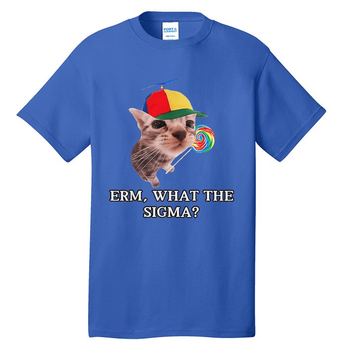 Erm What The Sigma Cat Candy Tall T-Shirt