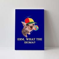 Erm What The Sigma Cat Candy Canvas