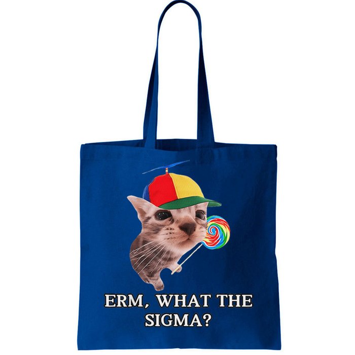 Erm What The Sigma Cat Candy Tote Bag