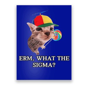 Erm What The Sigma Cat Candy Poster