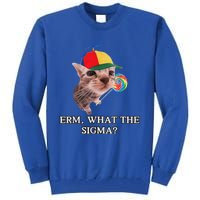 Erm What The Sigma Cat Candy Tall Sweatshirt