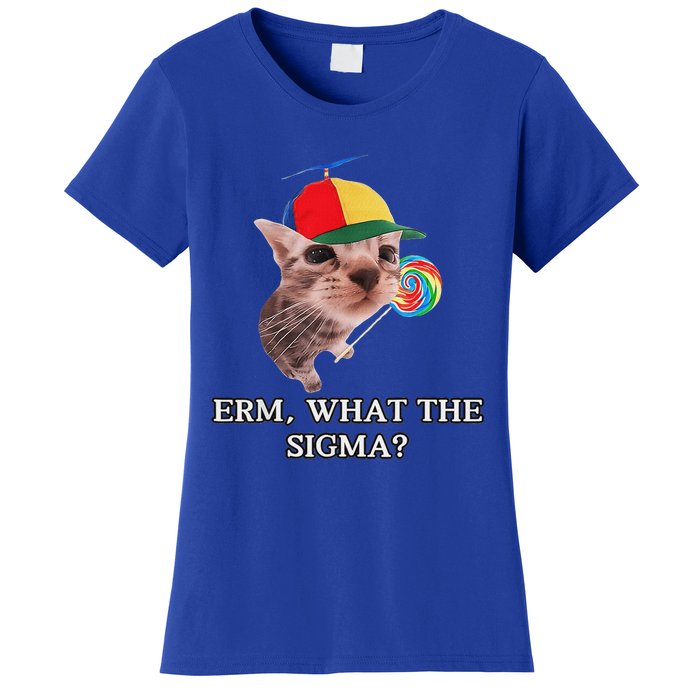 Erm What The Sigma Cat Candy Women's T-Shirt