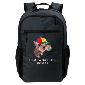 Erm What The Sigma Cat Candy Daily Commute Backpack