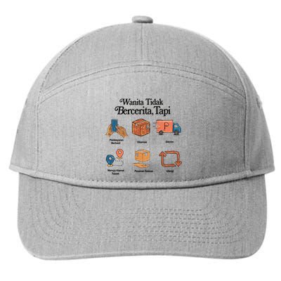 Eros Wanita Tidak Bercerita Tapi 7-Panel Snapback Hat