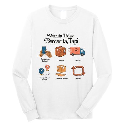 Eros Wanita Tidak Bercerita Tapi Long Sleeve Shirt