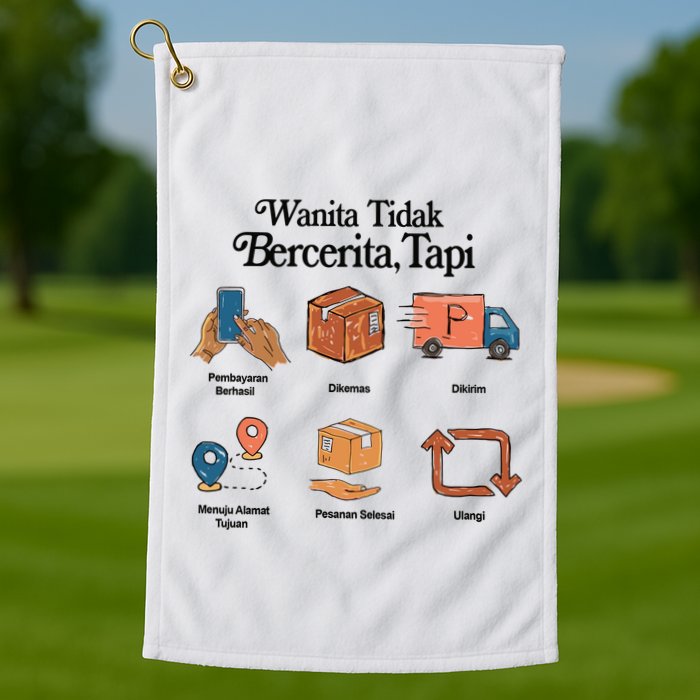 Eros Wanita Tidak Bercerita Tapi Golf Towel