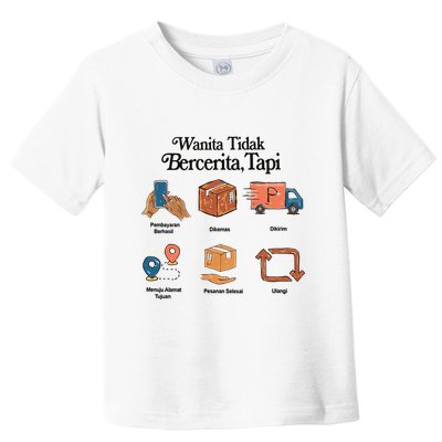Eros Wanita Tidak Bercerita Tapi Toddler T-Shirt