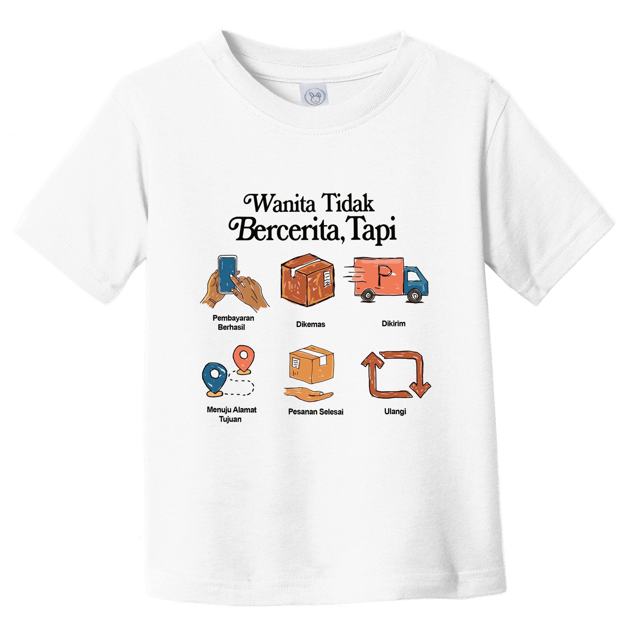 Eros Wanita Tidak Bercerita Tapi Toddler T-Shirt