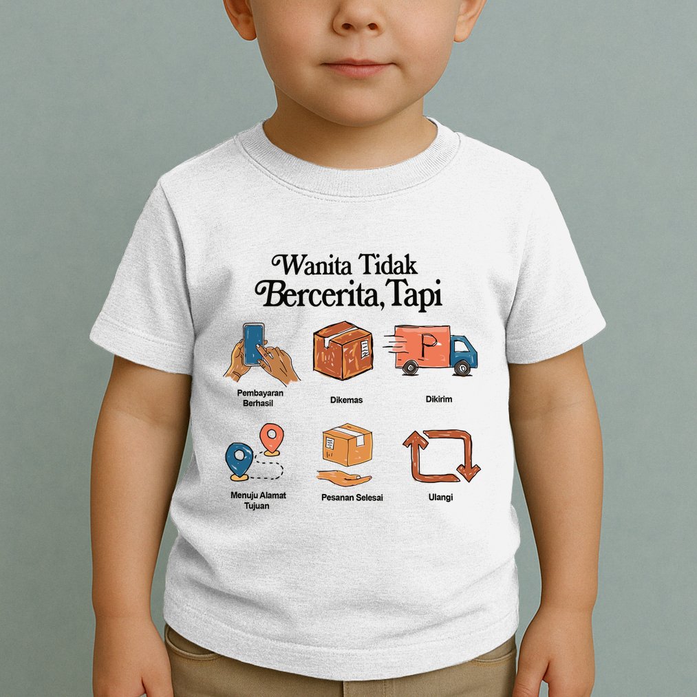 Eros Wanita Tidak Bercerita Tapi Toddler T-Shirt