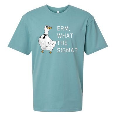 Erm What The Sigma Funny Meme Sigma Sueded Cloud Jersey T-Shirt