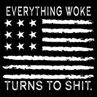 Everything Woke Turns To Shit American Flag Impact Tech Backpack