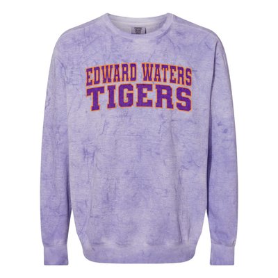 Edward Waters University Tigers Arch01 Colorblast Crewneck Sweatshirt