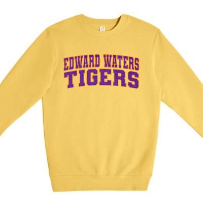 Edward Waters University Tigers Arch01 Premium Crewneck Sweatshirt