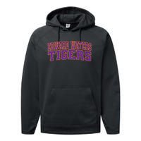 Edward Waters University Tigers Arch01 Performance Fleece Hoodie