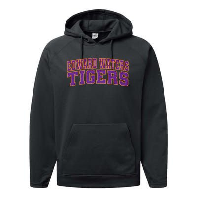 Edward Waters University Tigers Arch01 Performance Fleece Hoodie