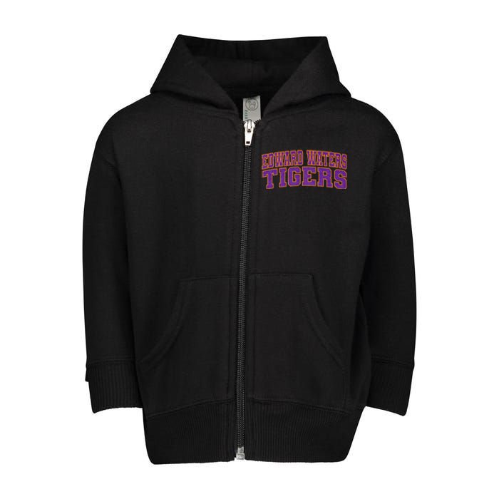 Edward Waters University Tigers Arch01 Toddler Zip Fleece Hoodie