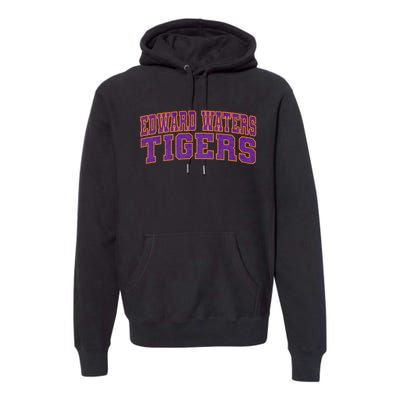 Edward Waters University Tigers Arch01 Premium Hoodie