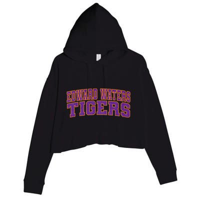 Edward Waters University Tigers Arch01 Crop Fleece Hoodie