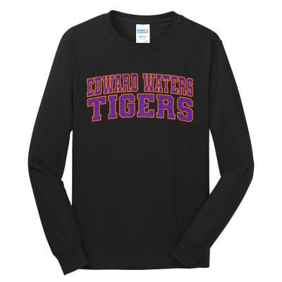 Edward Waters University Tigers Arch01 Tall Long Sleeve T-Shirt