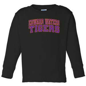 Edward Waters University Tigers Arch01 Toddler Long Sleeve Shirt