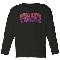 Edward Waters University Tigers Arch01 Toddler Long Sleeve Shirt