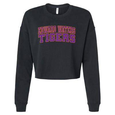 Edward Waters University Tigers Arch01 Cropped Pullover Crew