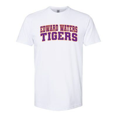 Edward Waters University Tigers Arch01 Softstyle CVC T-Shirt