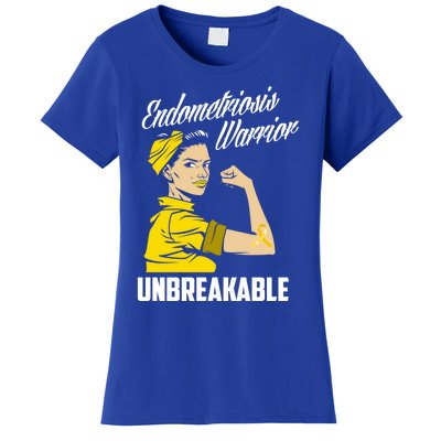 Endometriosis Warrior Unbreakable Endometriosis Awareness Great Gift Women's T-Shirt