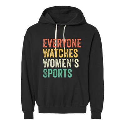 Everyone Watches Women Sports Garment-Dyed Fleece Hoodie