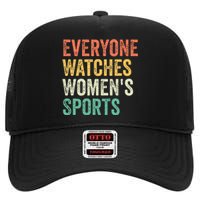 Everyone Watches Women Sports High Crown Mesh Back Trucker Hat