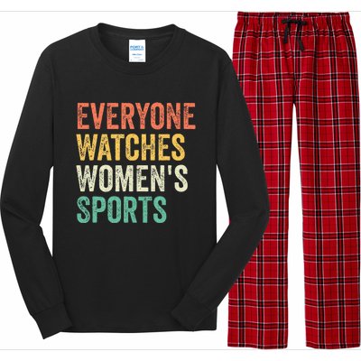 Everyone Watches Women Sports Long Sleeve Pajama Set