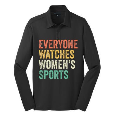 Everyone Watches Women Sports Silk Touch Performance Long Sleeve Polo