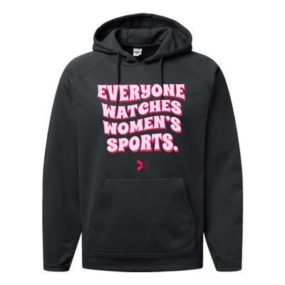 Everyone Watches Women Sports Performance Fleece Hoodie