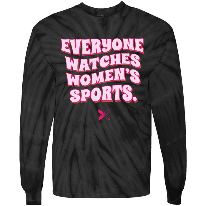 Everyone Watches Women Sports Tie-Dye Long Sleeve Shirt