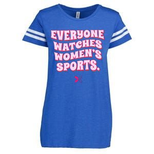 Everyone Watches Women Sports Enza Ladies Jersey Football T-Shirt